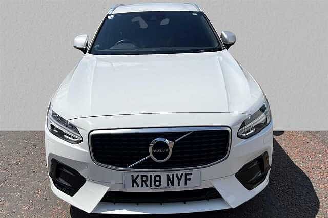 Volvo V90 2.0TD 235bhp AWD D5 R-Design Pro Powerpulse White